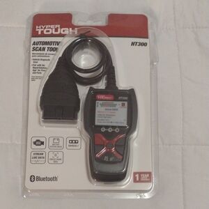 Hyper Tough HT300 Automotive Scan Tool - Black and Red